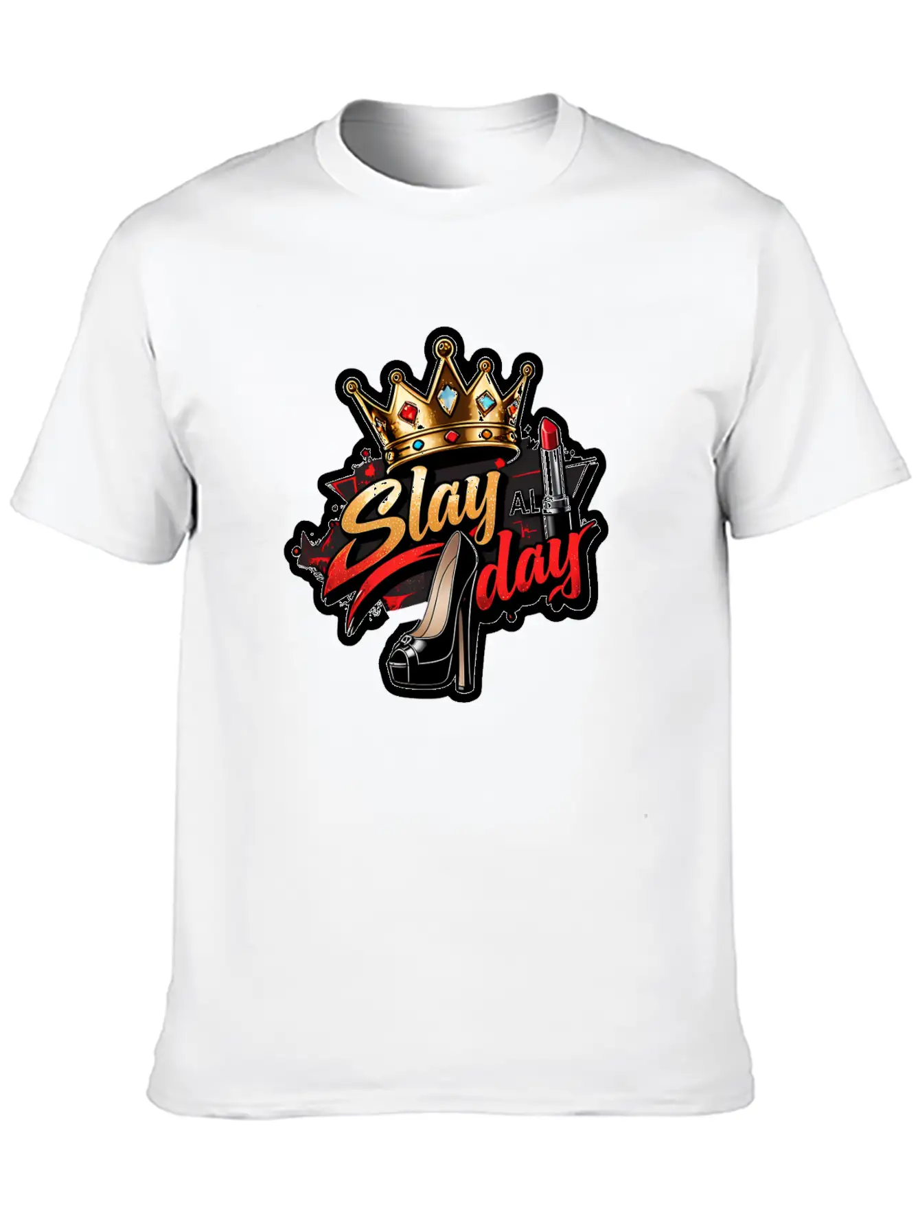 Slay All Day – Bold & Fierce Unisex Casual T-Shirt – Clean Design For Daily Comfort