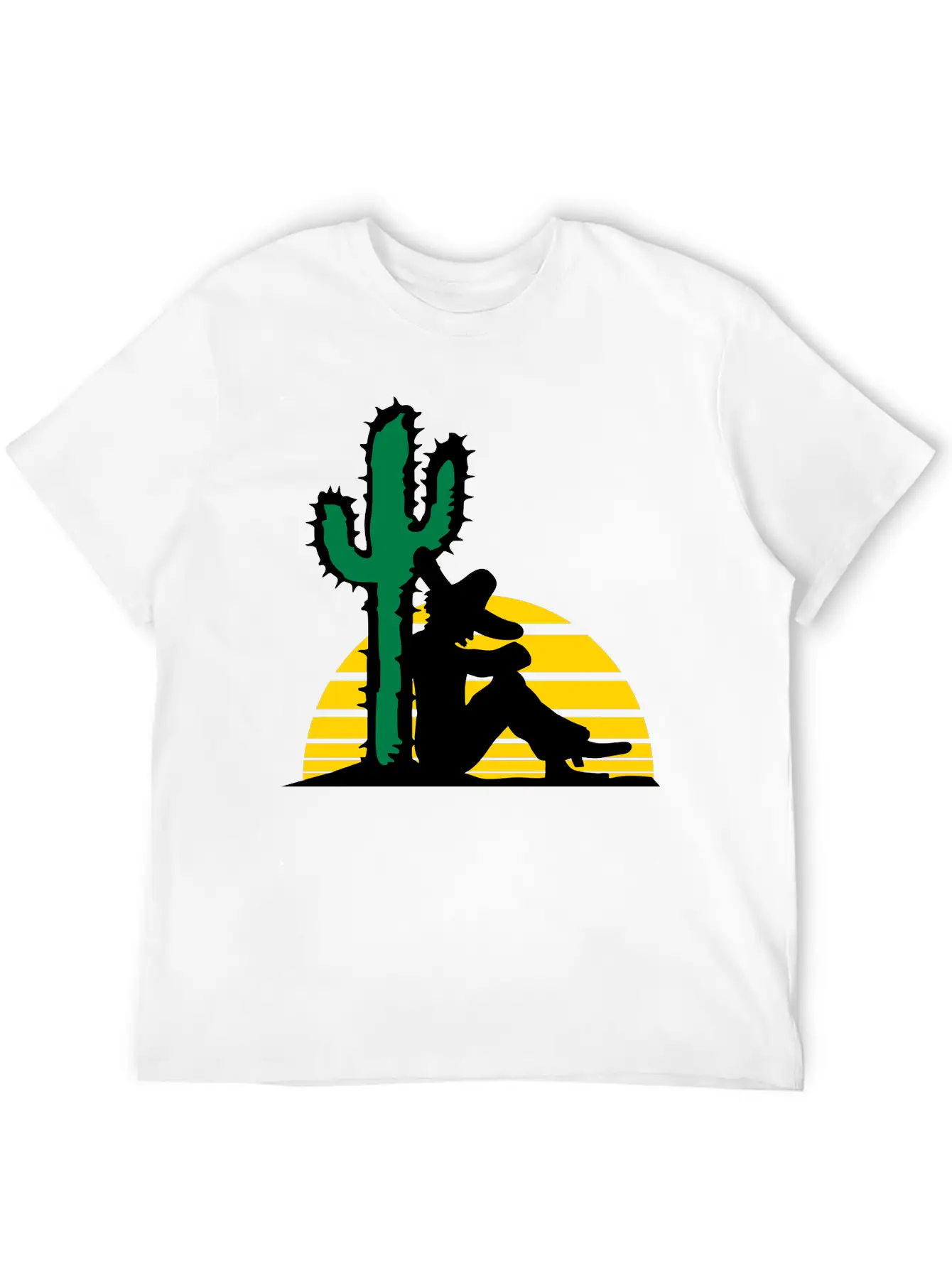 Sleep Sun Desert Cactus Tired Mexican Funny South Relaxed Everyday Tee – Lightweight And Durable Cotton