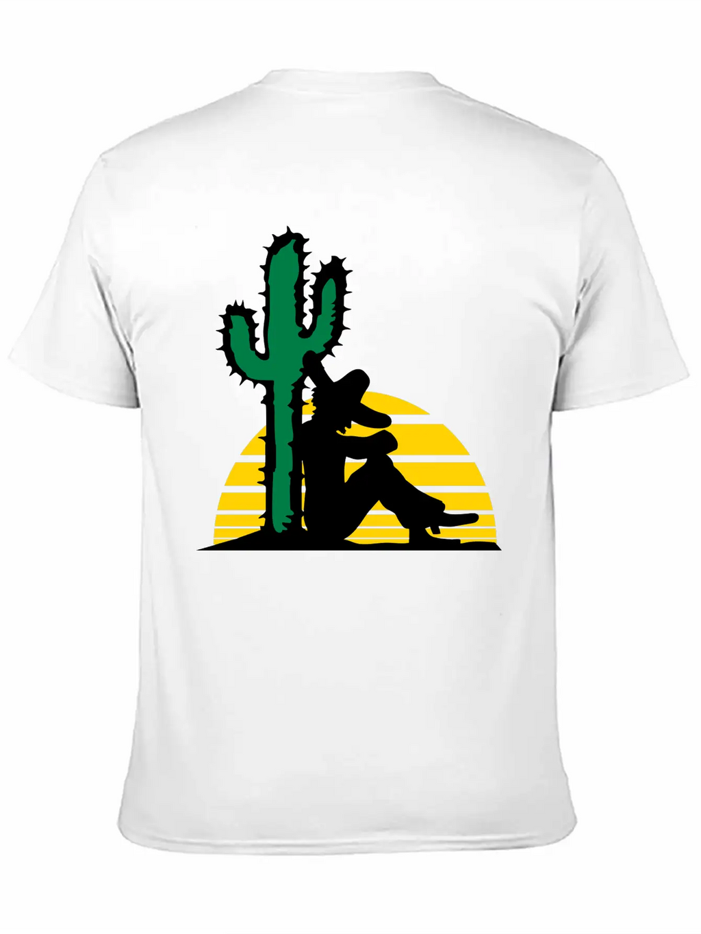 Sleep Sun Desert Cactus Tired Mexican Funny South Relaxed Everyday Tee – Lightweight And Durable Cotton