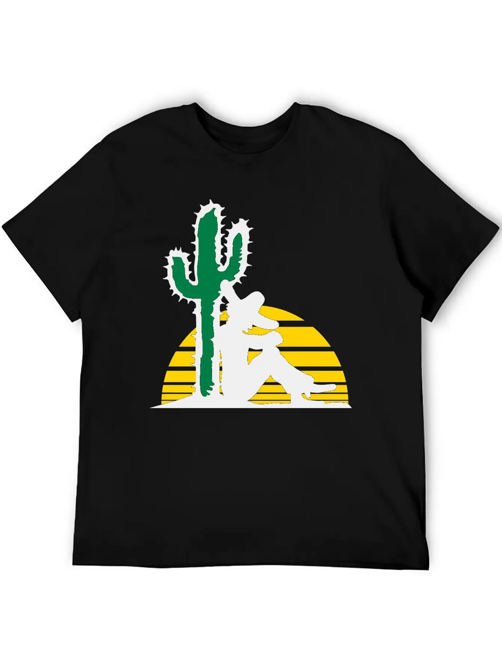Sleep Sun Desert Cactus Tired Mexican Funny South Relaxed Everyday Tee – Lightweight And Durable Cotton