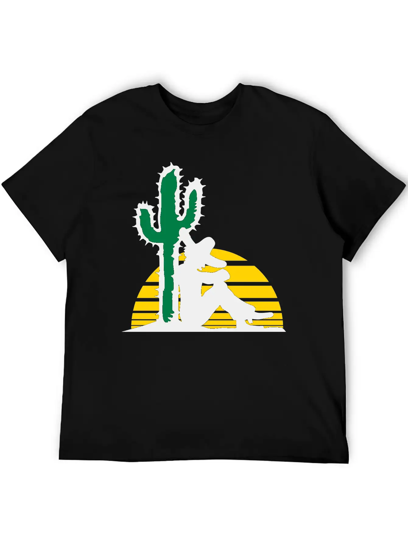 Sleep Sun Desert Cactus Tired Mexican Funny South Relaxed Everyday Tee – Lightweight And Durable Cotton