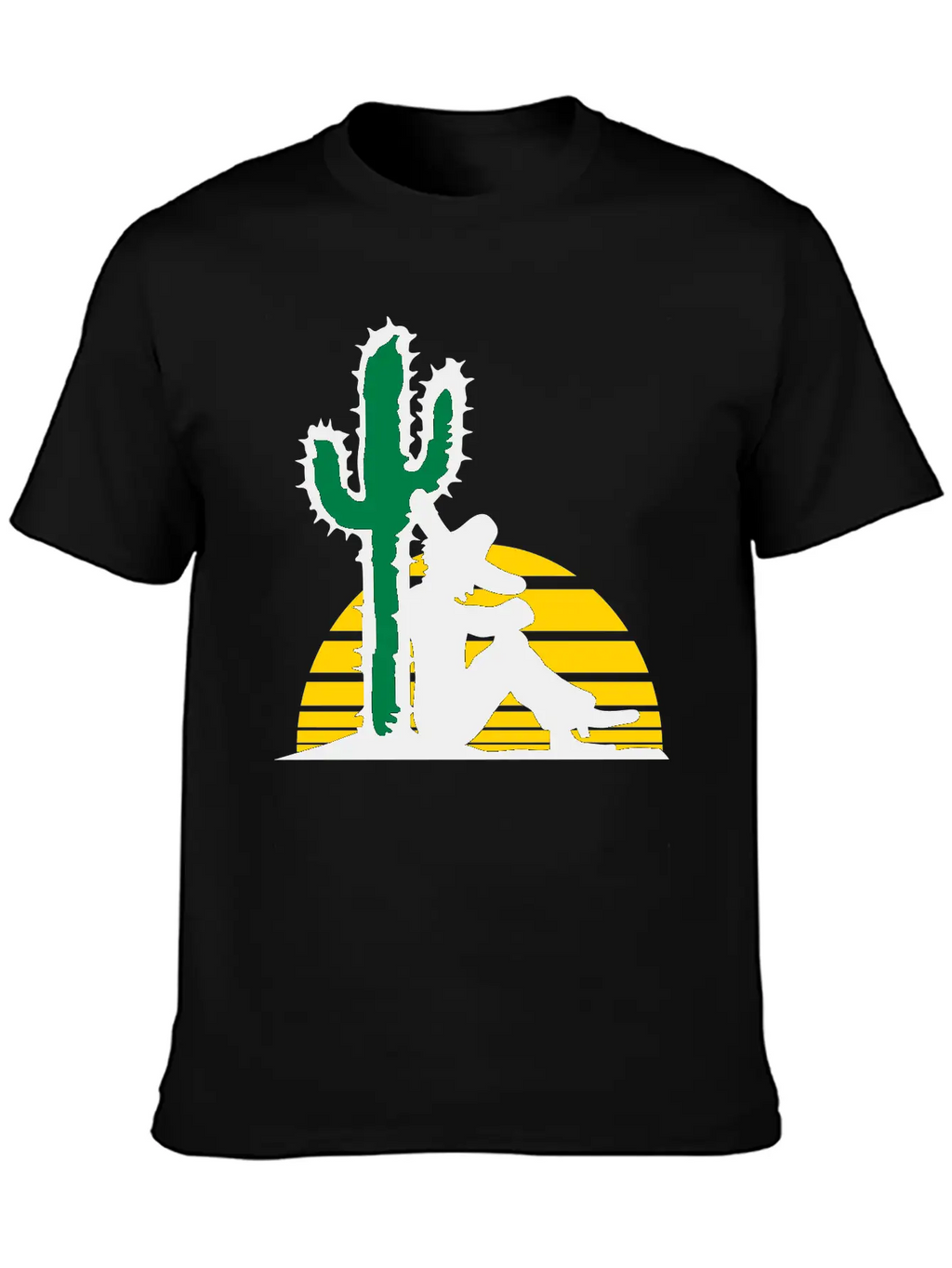 Sleep Sun Desert Cactus Tired Mexican Funny South Relaxed Everyday Tee – Lightweight And Durable Cotton