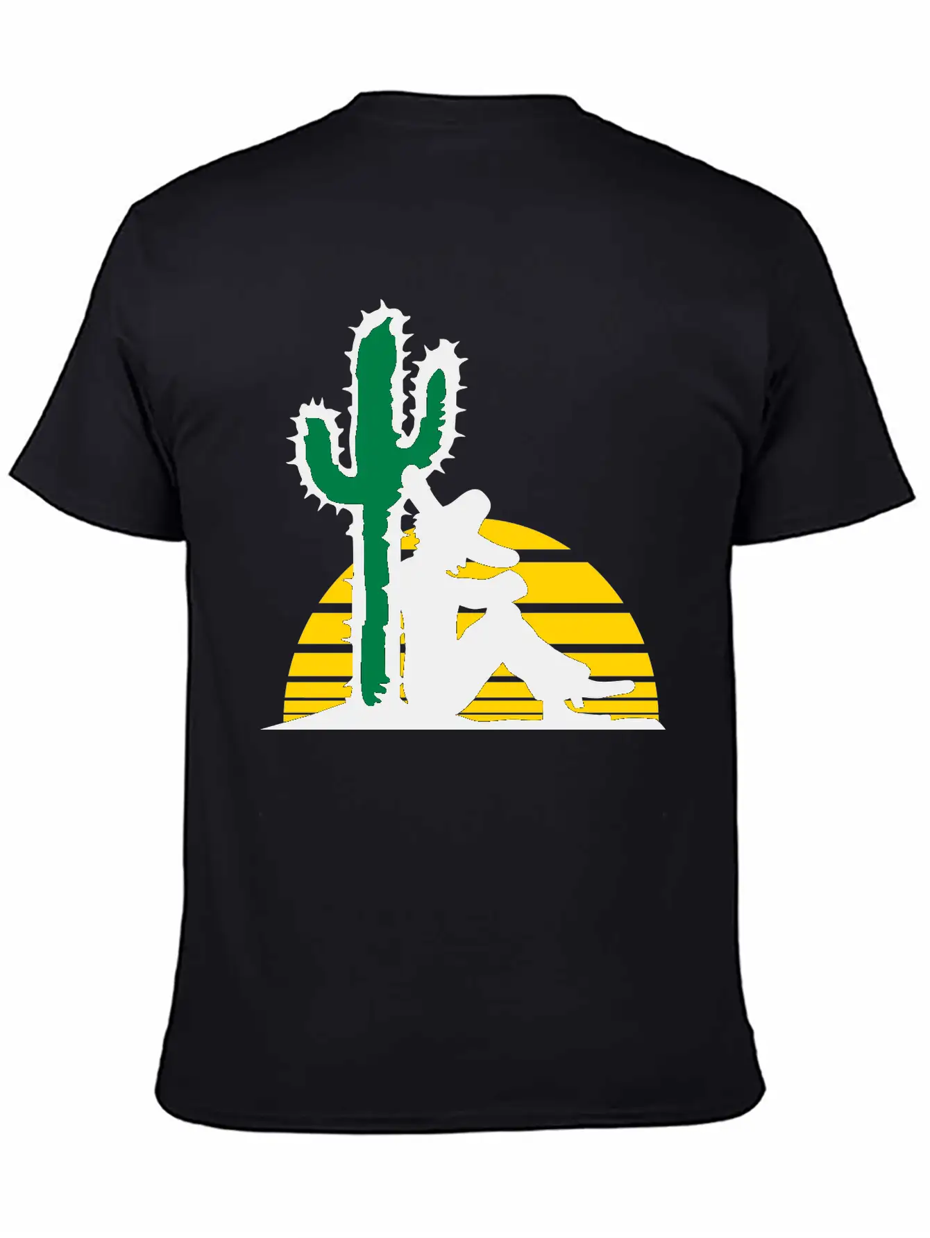Sleep Sun Desert Cactus Tired Mexican Funny South Relaxed Everyday Tee – Lightweight And Durable Cotton