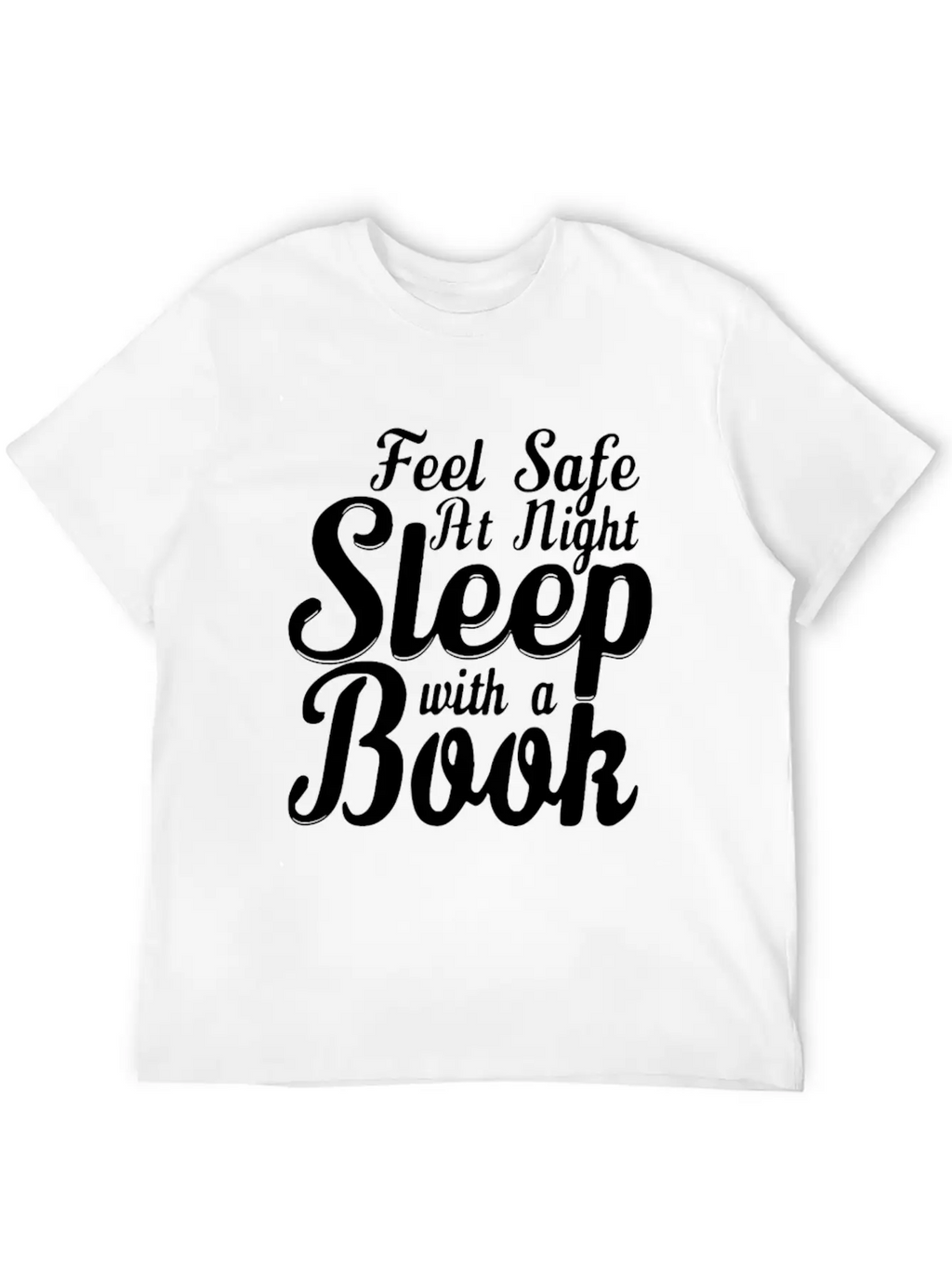 SLEEP WITH A BOOK Classic Cotton Tee – Unisex Comfort For Any Season