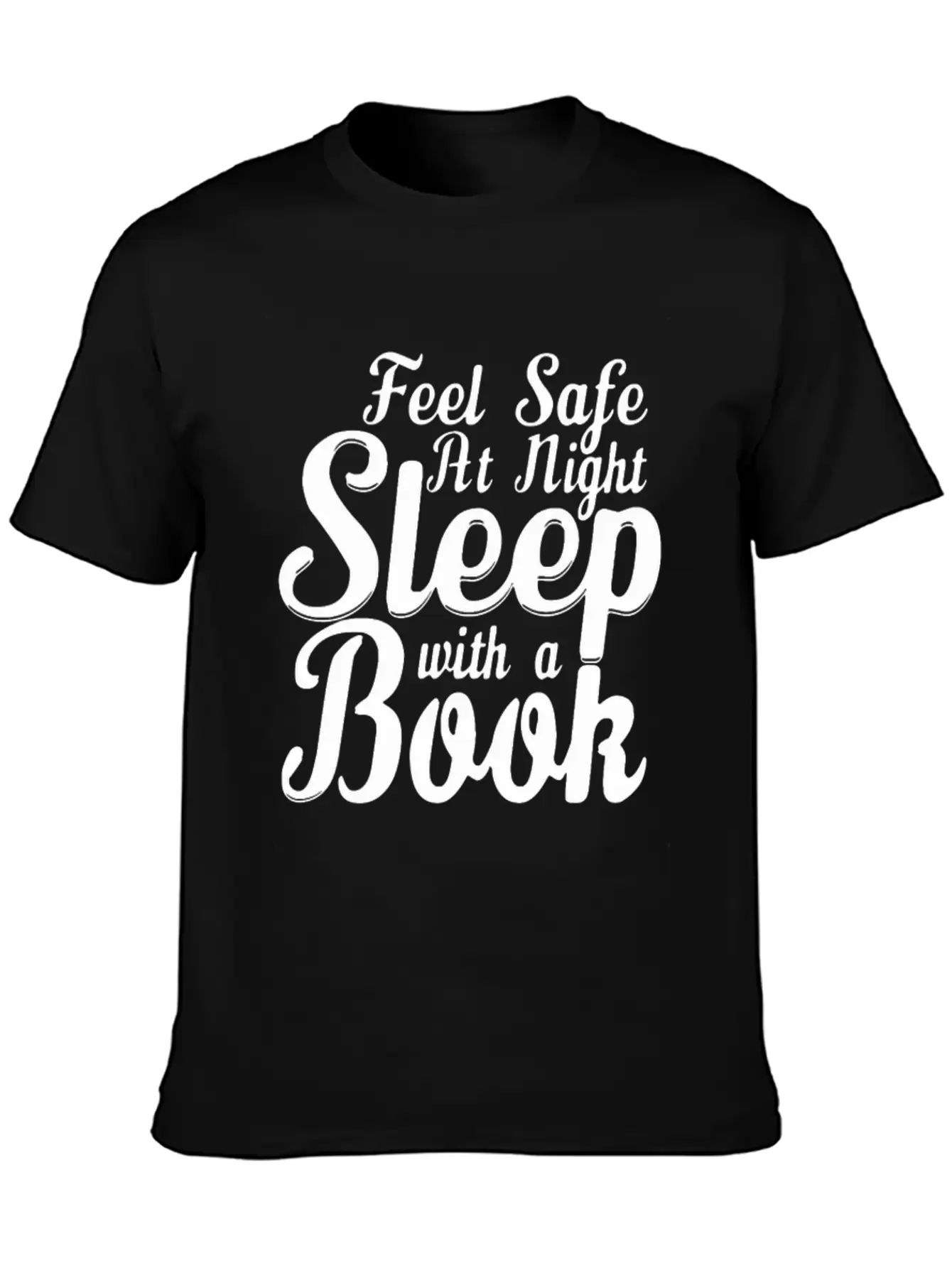 SLEEP WITH A BOOK Classic Cotton Tee – Unisex Comfort For Any Season