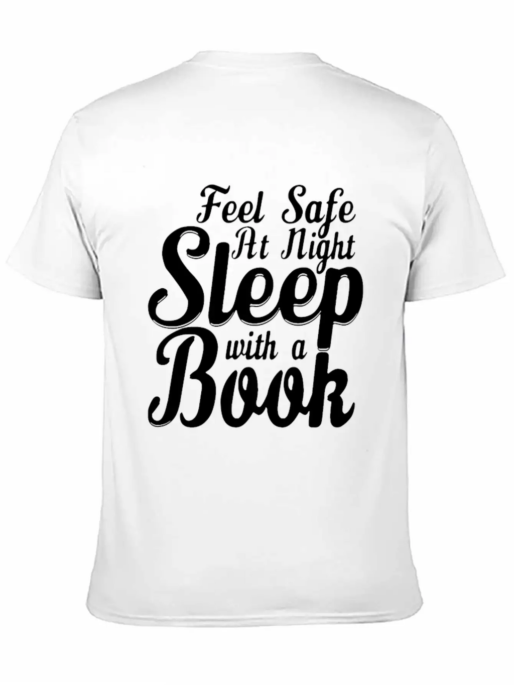 SLEEP WITH A BOOK Classic Cotton Tee – Unisex Comfort For Any Season