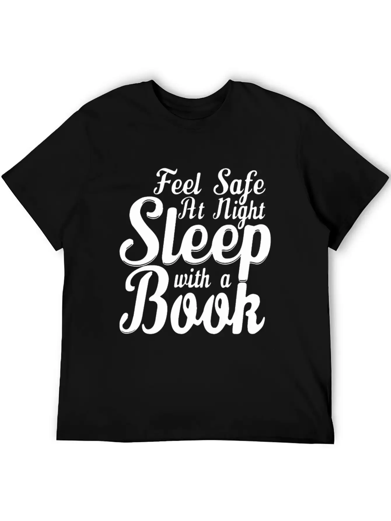 SLEEP WITH A BOOK Classic Cotton Tee – Unisex Comfort For Any Season