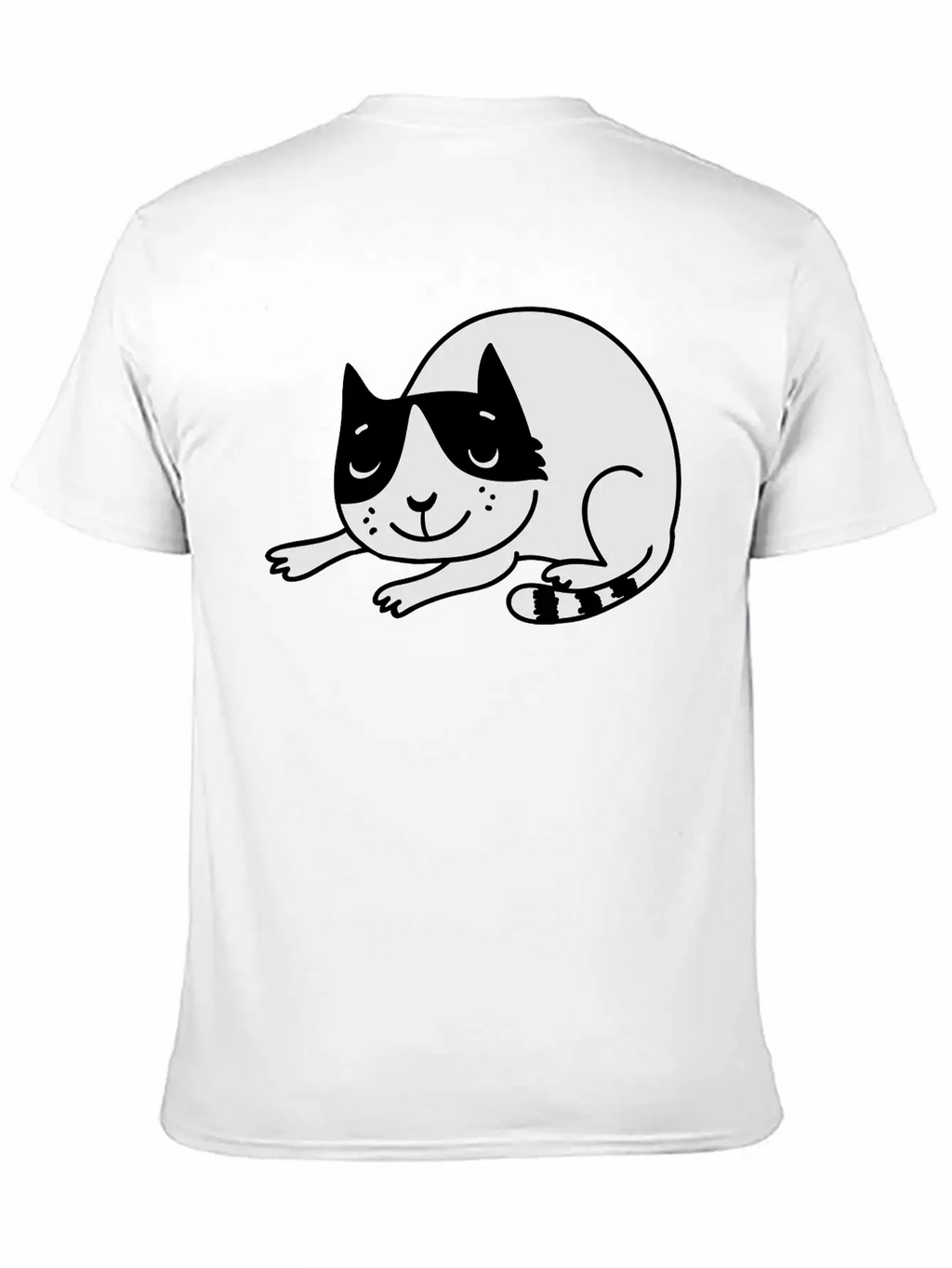 Sleeping Cat Unisex Casual T-Shirt – Clean Design For Daily Comfort