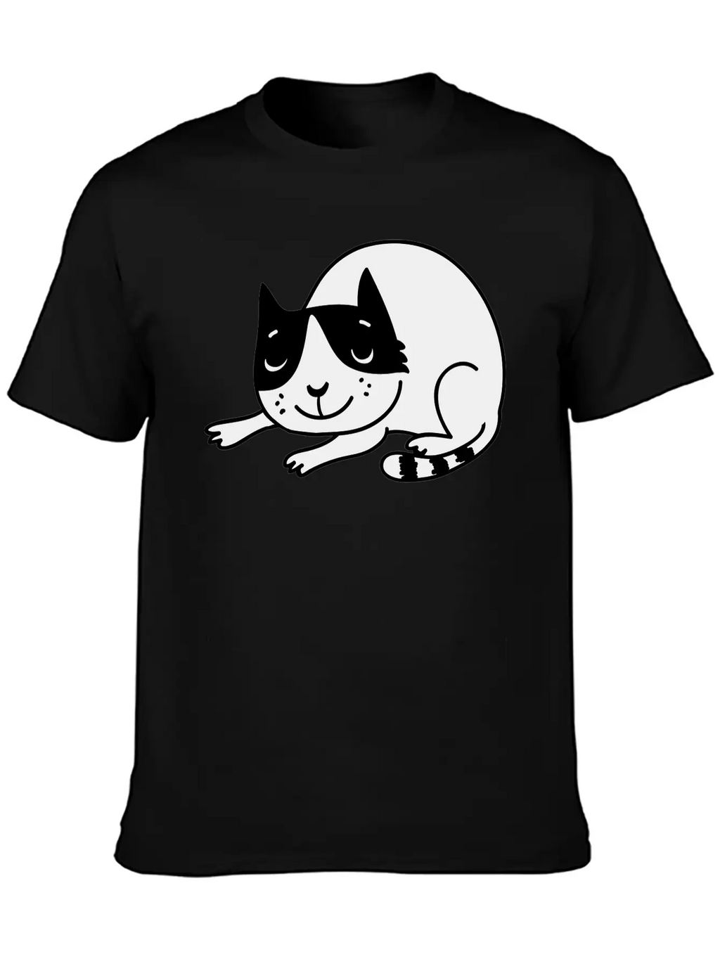 Sleeping Cat Unisex Casual T-Shirt – Clean Design For Daily Comfort