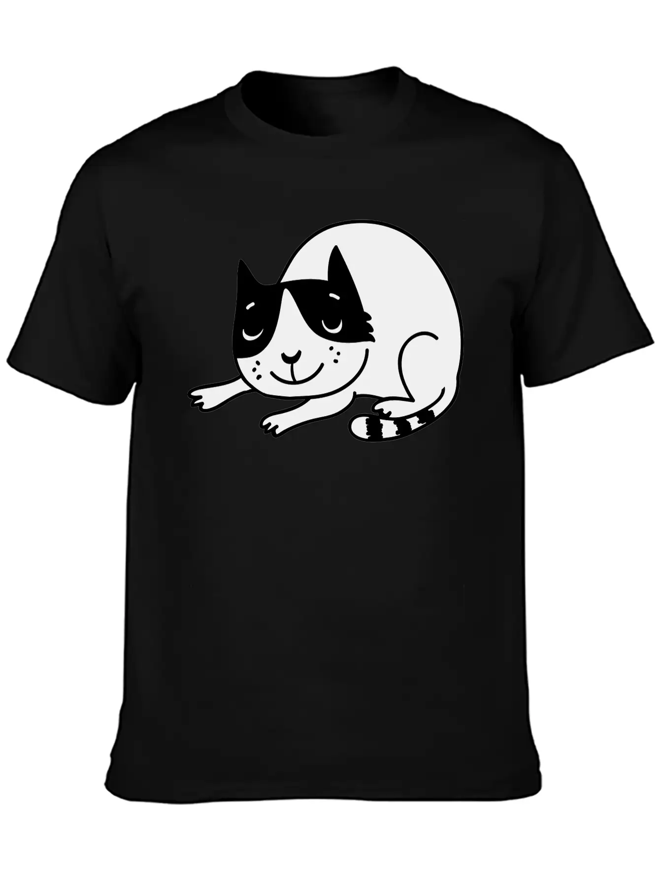 Sleeping Cat Unisex Casual T-Shirt – Clean Design For Daily Comfort