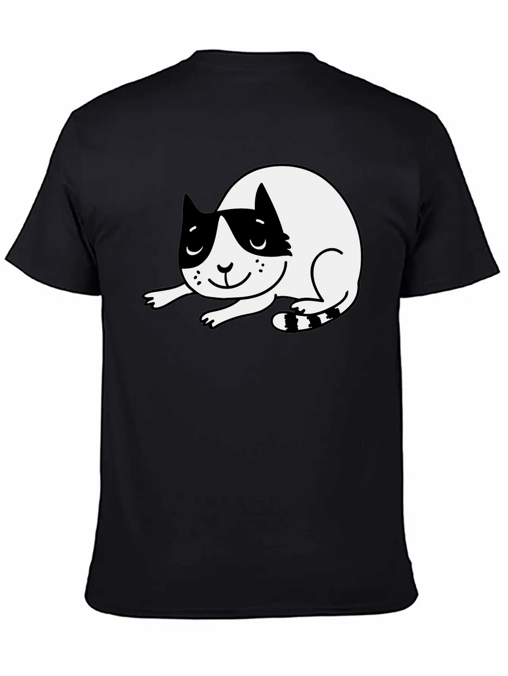 Sleeping Cat Unisex Casual T-Shirt – Clean Design For Daily Comfort