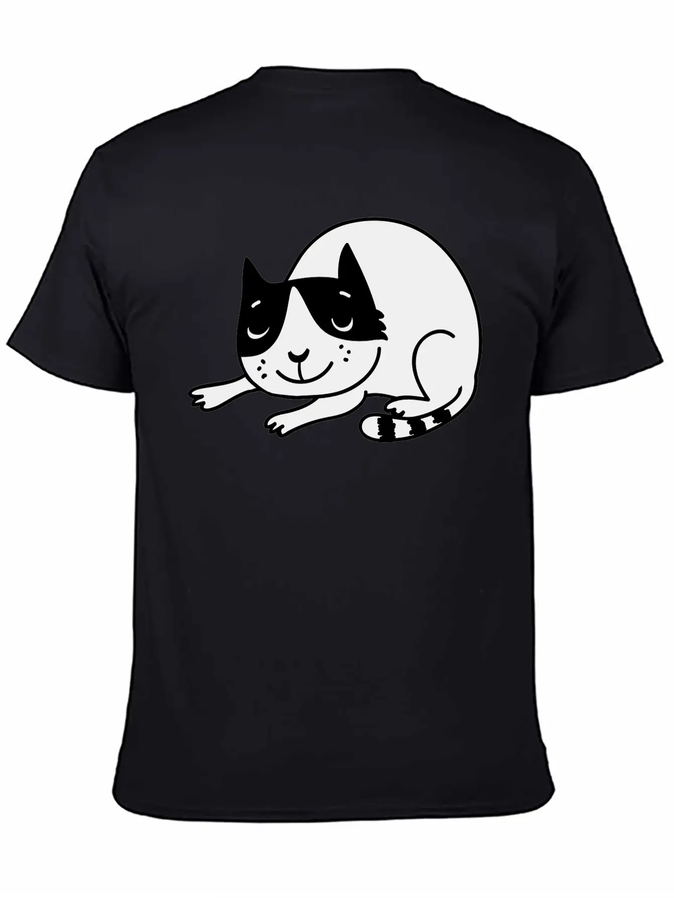 Sleeping Cat Unisex Casual T-Shirt – Clean Design For Daily Comfort