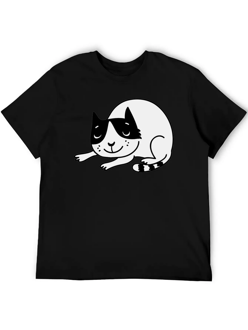 Sleeping Cat Unisex Casual T-Shirt – Clean Design For Daily Comfort