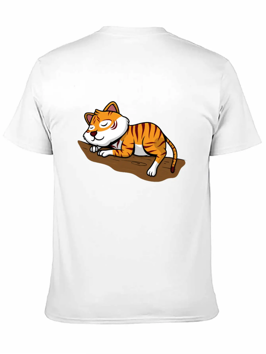 Sleeping Little Sweet Tiger Branch In The Jungle Classic Cotton Tee – Unisex Comfort For Any Season