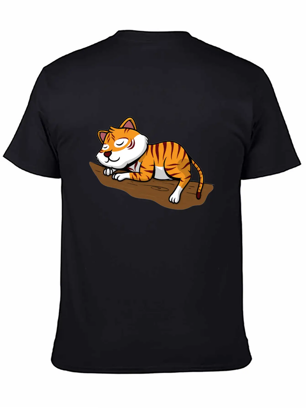 Sleeping Little Sweet Tiger Branch In The Jungle Classic Cotton Tee – Unisex Comfort For Any Season