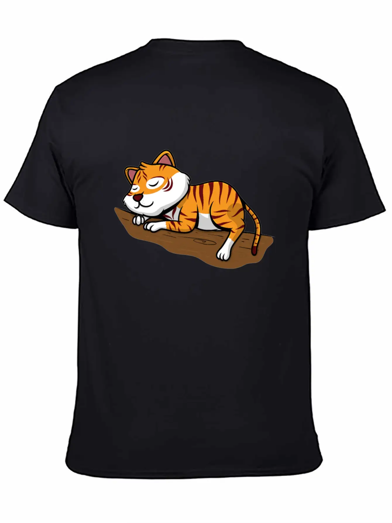Sleeping Little Sweet Tiger Branch In The Jungle Classic Cotton Tee – Unisex Comfort For Any Season