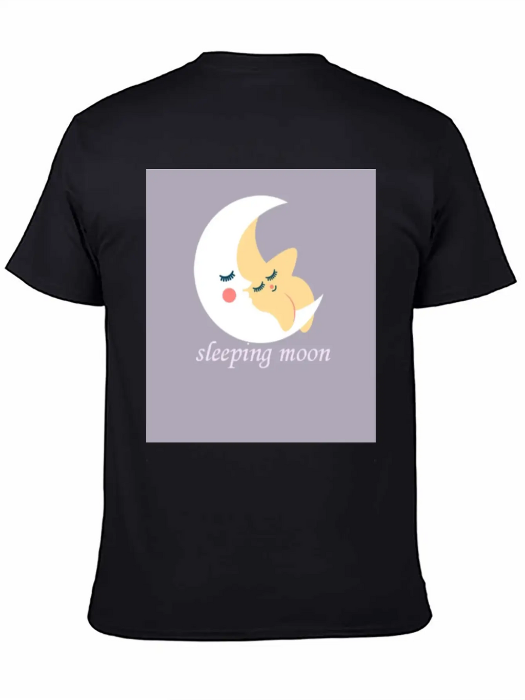 Sleeping Moon Classic Cotton Tee – Unisex Comfort For Any Season