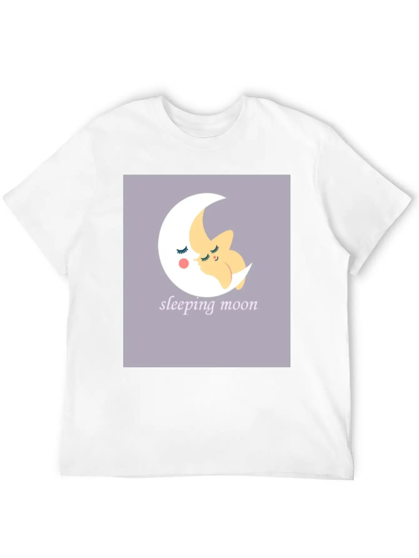 Sleeping Moon Classic Cotton Tee – Unisex Comfort For Any Season