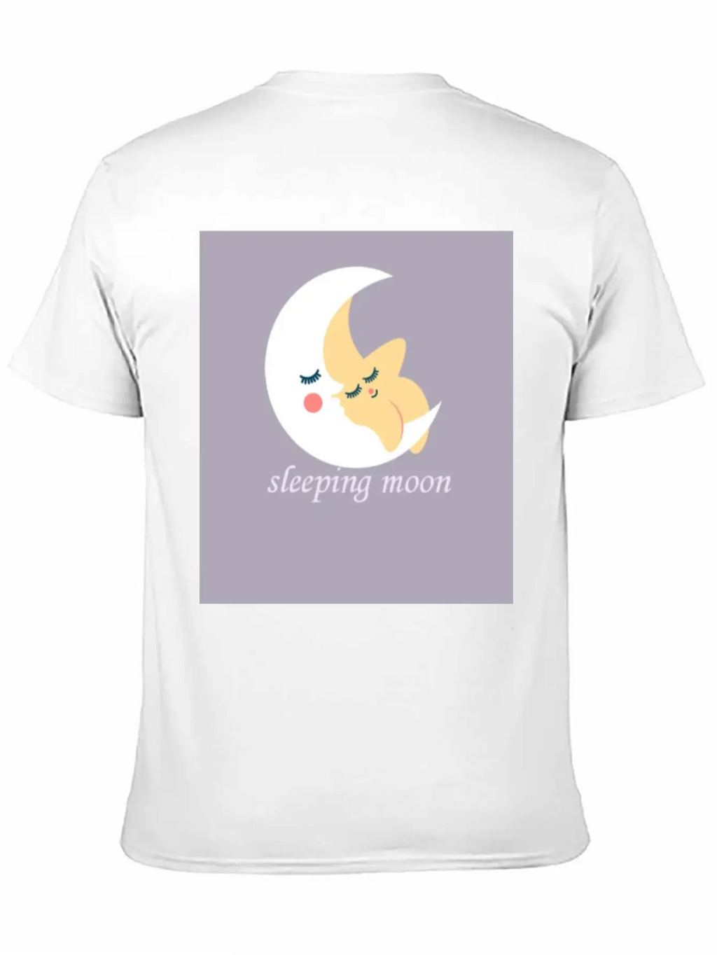 Sleeping Moon Classic Cotton Tee – Unisex Comfort For Any Season