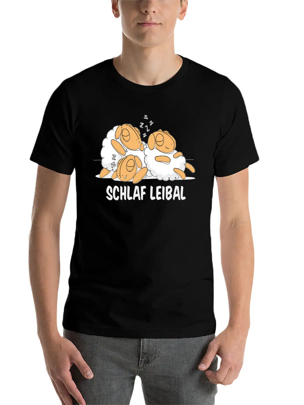Sleeping Sheep Three Sheep Sleeping With The Classic Cotton Tee – Unisex Comfort For Any Season