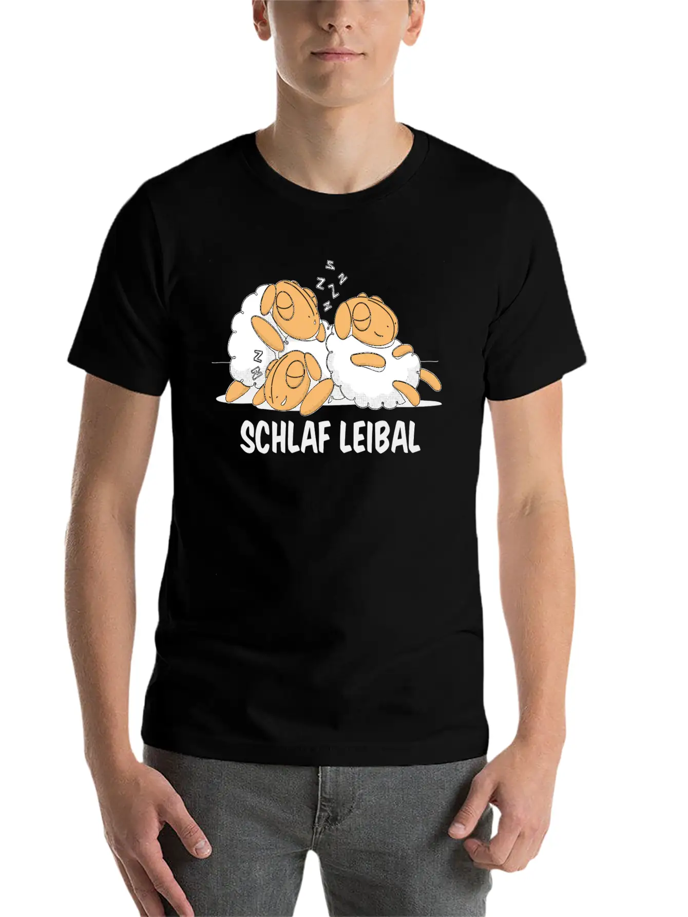 Sleeping Sheep Three Sheep Sleeping With The Classic Cotton Tee – Unisex Comfort For Any Season