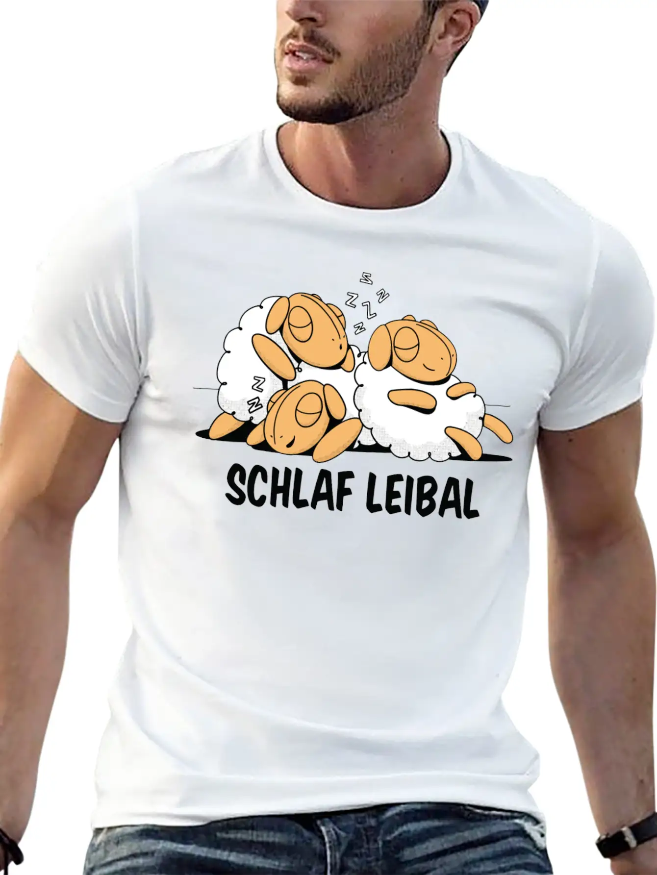 Sleeping Sheep Three Sheep Sleeping With The Classic Cotton Tee – Unisex Comfort For Any Season
