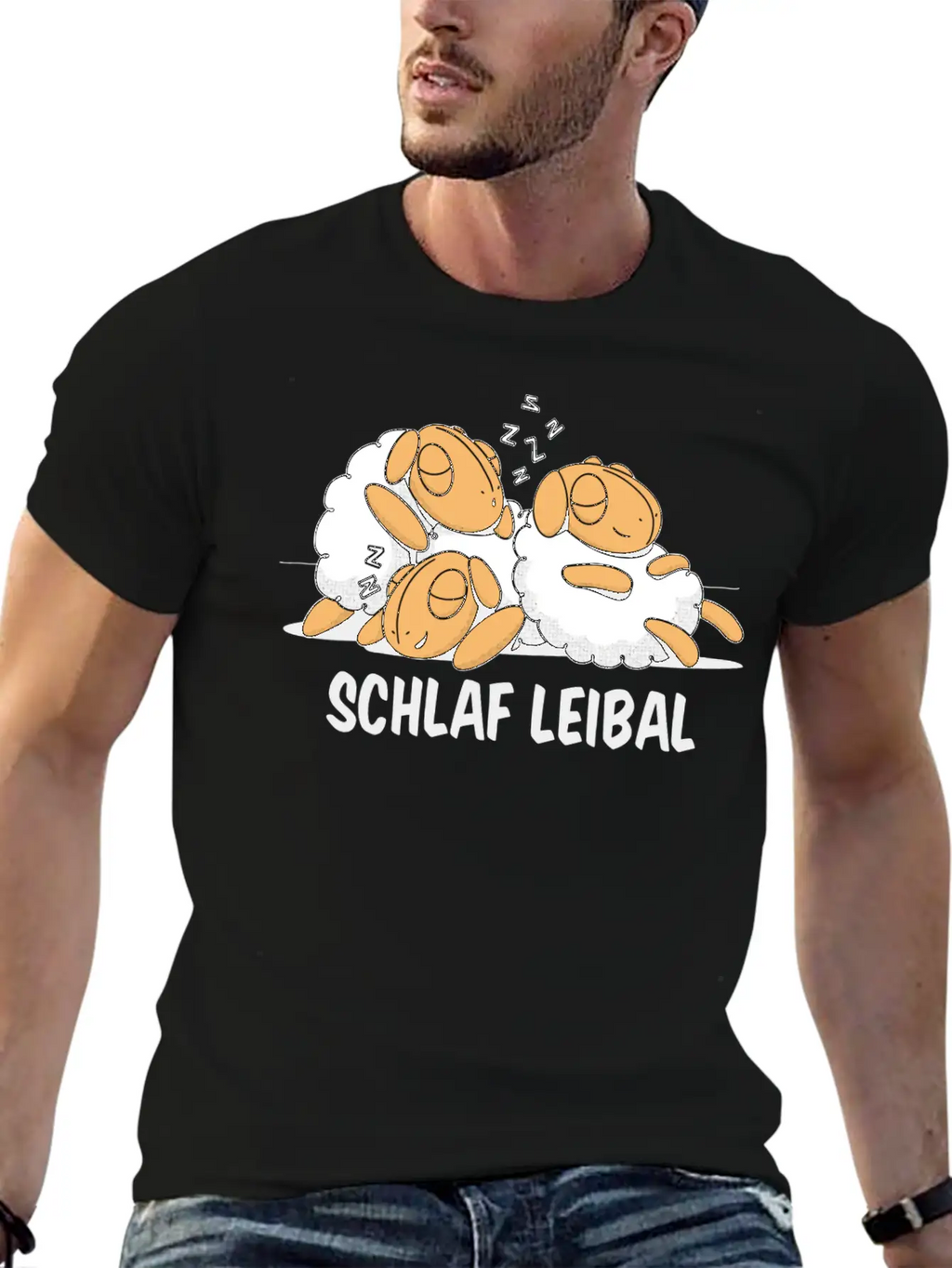 Sleeping Sheep Three Sheep Sleeping With The Classic Cotton Tee – Unisex Comfort For Any Season