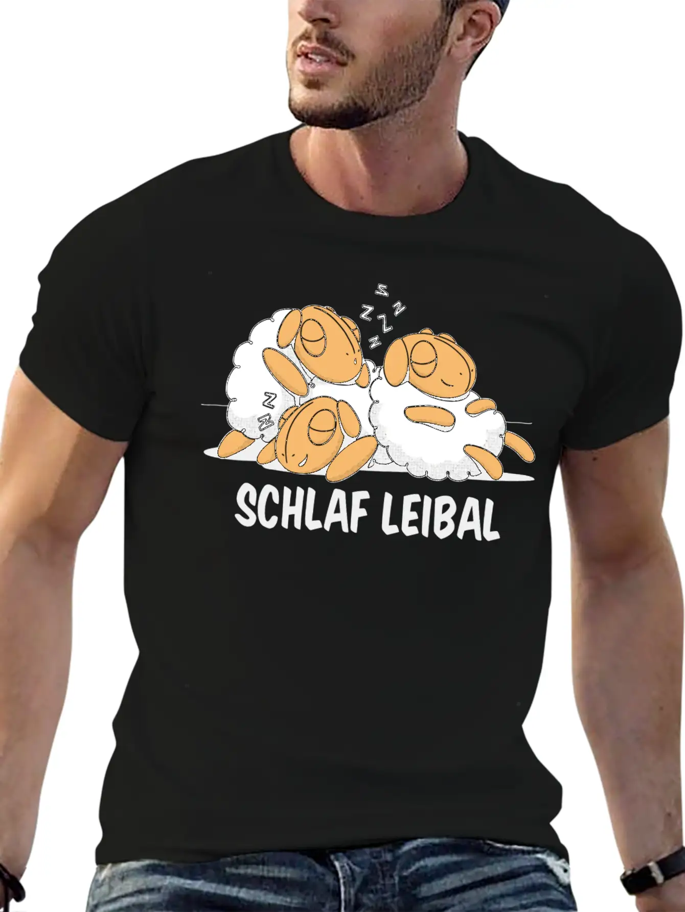 Sleeping Sheep Three Sheep Sleeping With The Classic Cotton Tee – Unisex Comfort For Any Season