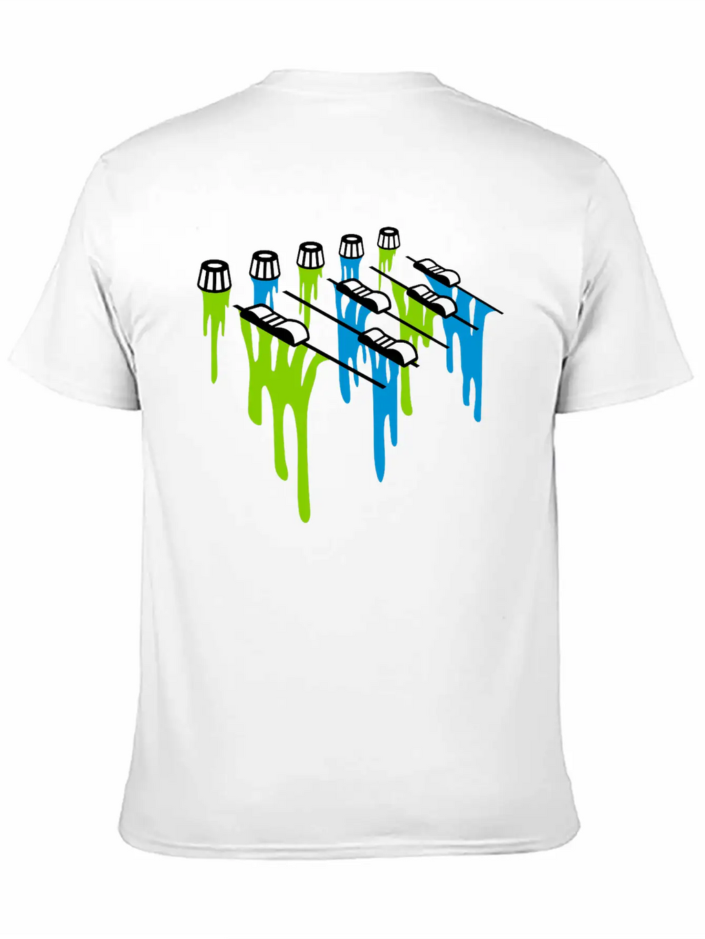 Slime Drop Mixer Breathable Soft Cotton T-Shirt – Timeless Casual Look
