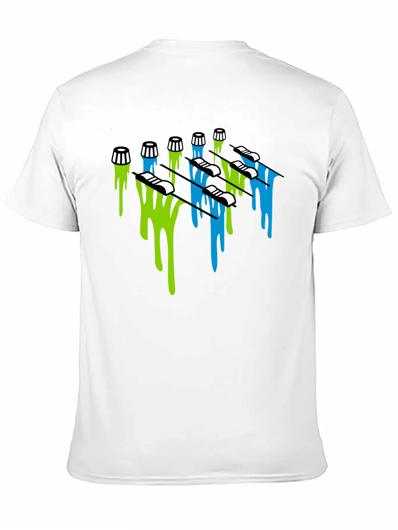 Slime Drop Mixer Breathable Soft Cotton T-Shirt – Timeless Casual Look
