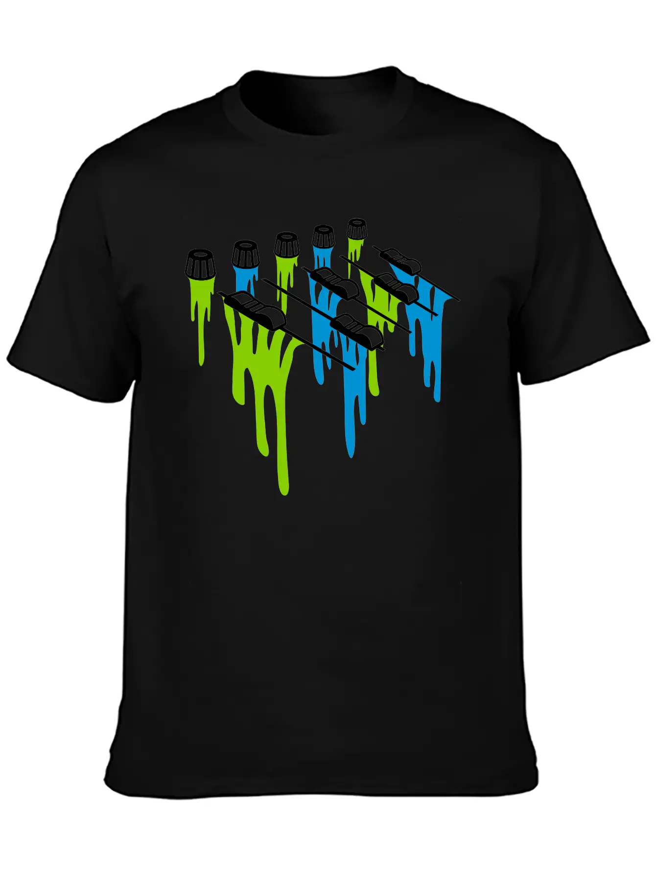 Slime Drop Mixer Breathable Soft Cotton T-Shirt – Timeless Casual Look