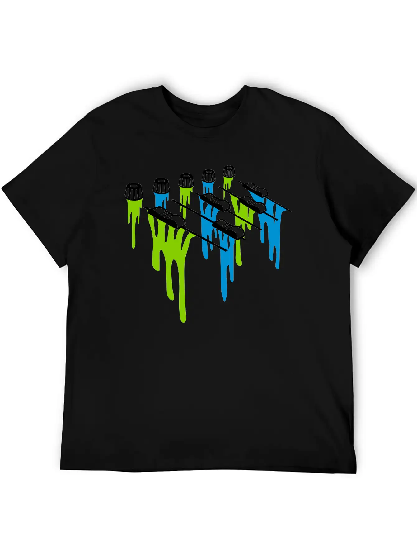 Slime Drop Mixer Breathable Soft Cotton T-Shirt – Timeless Casual Look