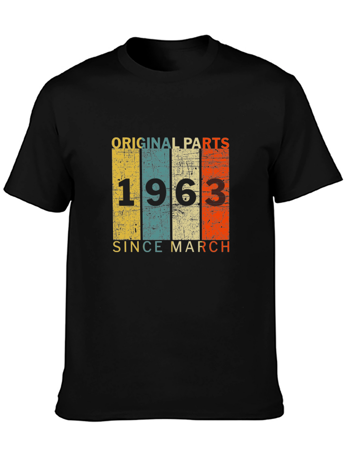 Original Parts 1963 T-Shirt - Since March Birthday Tee