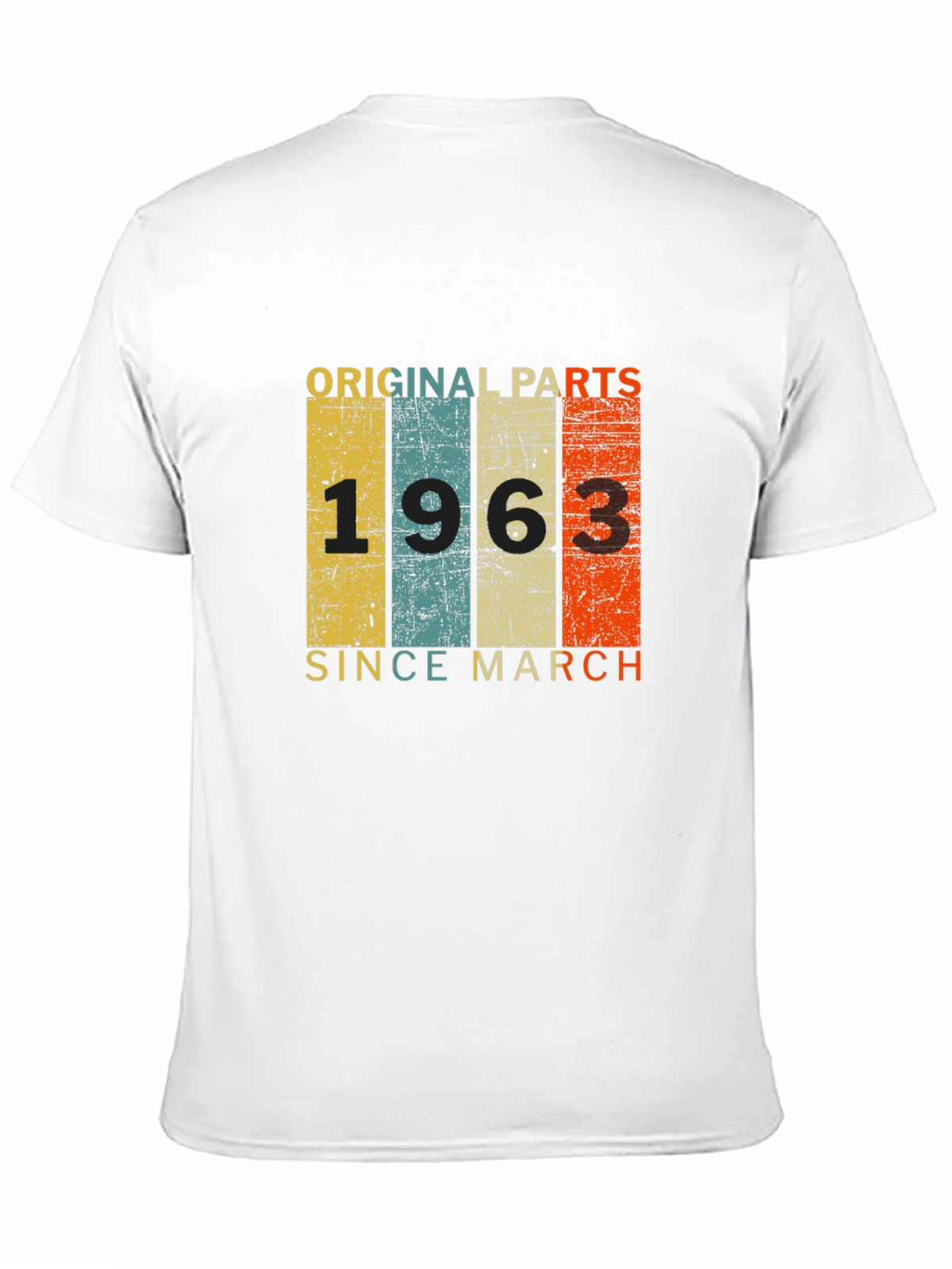 Original Parts 1963 T-Shirt - Since March Birthday Tee