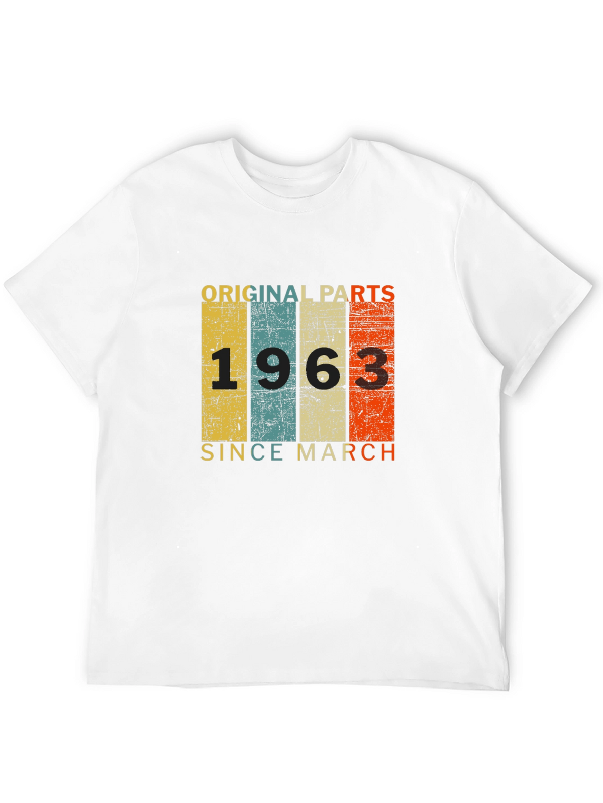 Original Parts 1963 T-Shirt - Since March Birthday Tee