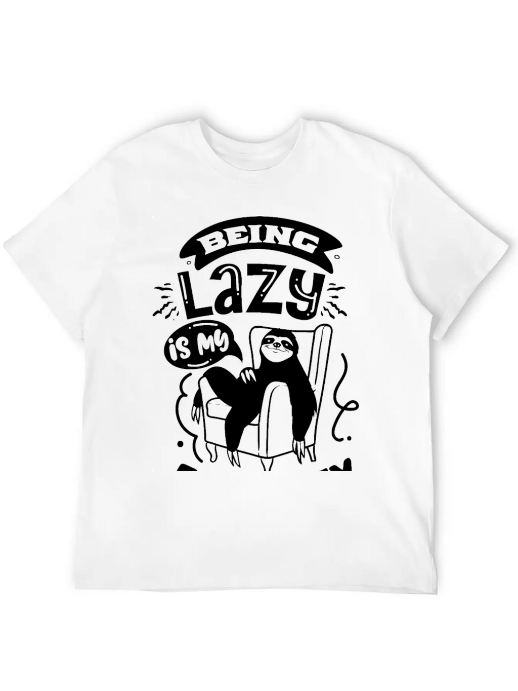 Sloth Funny Quote Cute Animal Stylish Everyday T-Shirt – Unisex Basic Cotton Tee