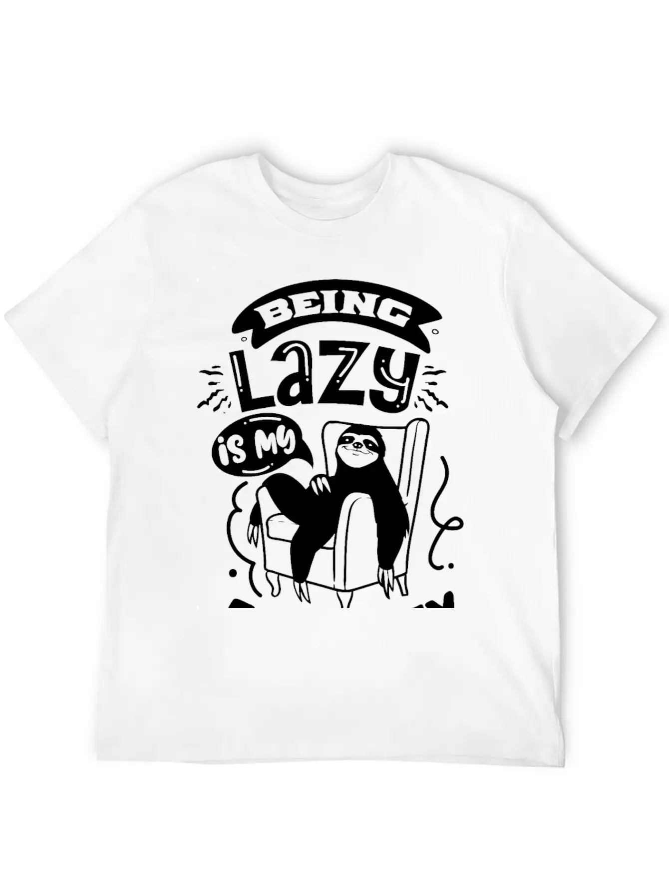 Sloth Funny Quote Cute Animal Stylish Everyday T-Shirt – Unisex Basic Cotton Tee