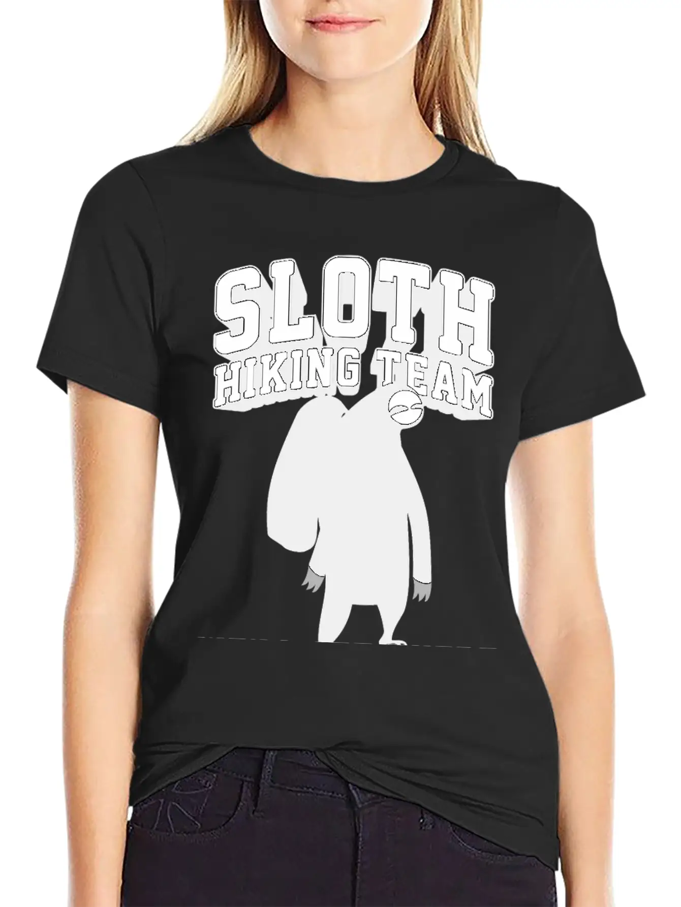 SLOTH HIKING TEAM Stylish Everyday T-Shirt – Unisex Basic Cotton Tee