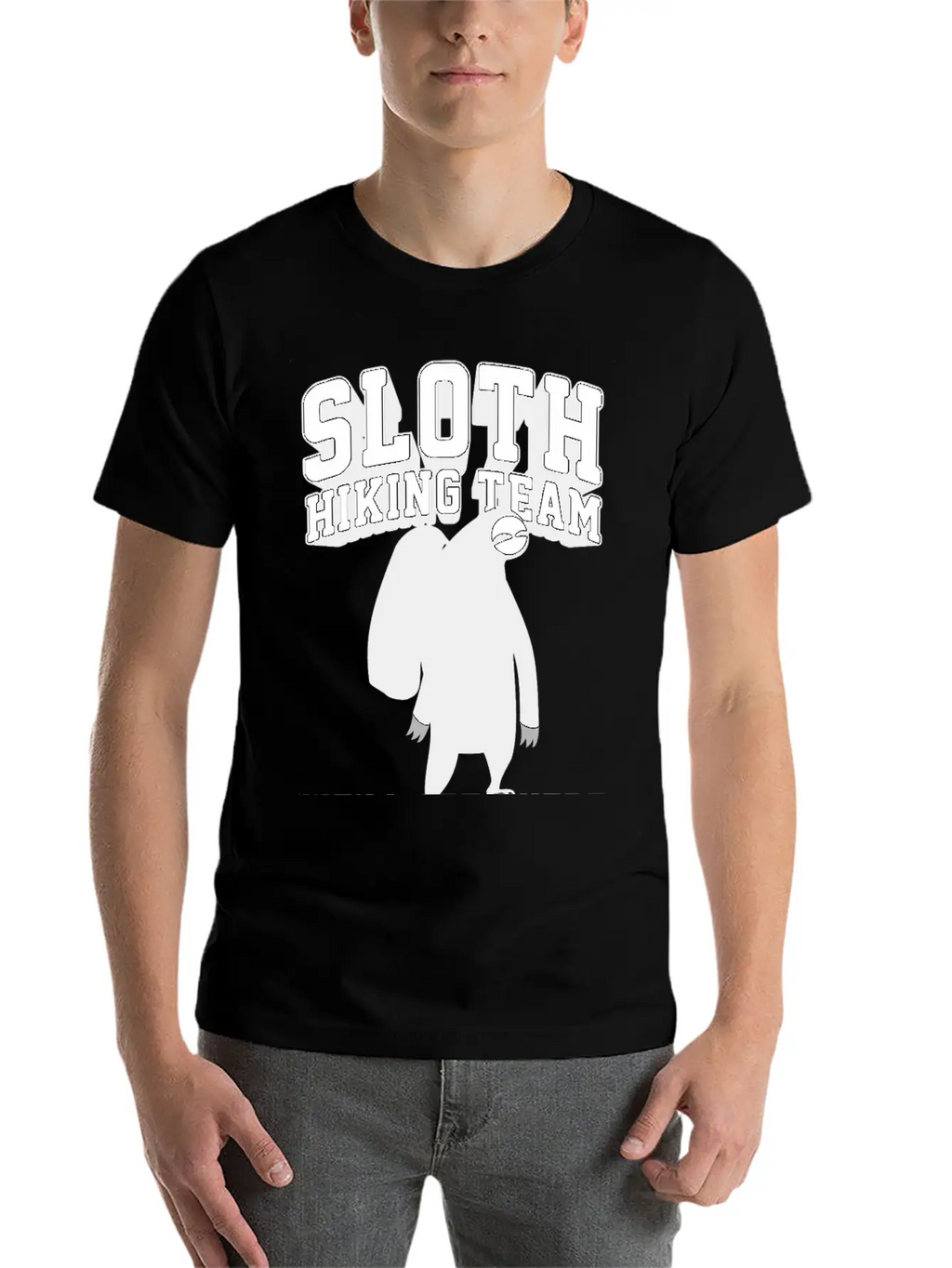 SLOTH HIKING TEAM Stylish Everyday T-Shirt – Unisex Basic Cotton Tee