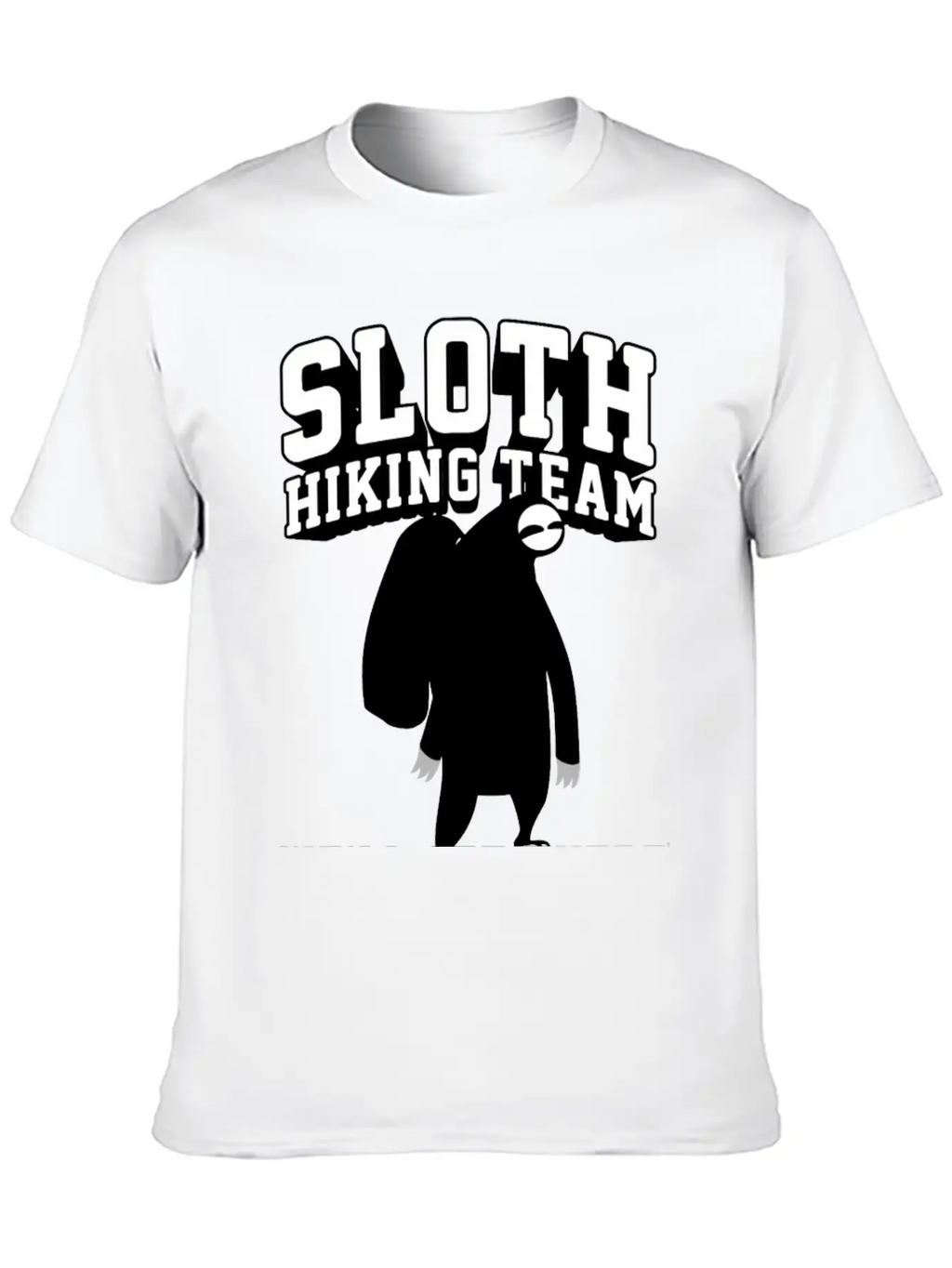 SLOTH HIKING TEAM Stylish Everyday T-Shirt – Unisex Basic Cotton Tee