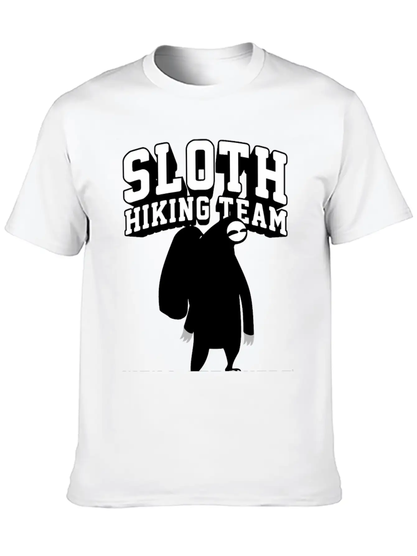 SLOTH HIKING TEAM Stylish Everyday T-Shirt – Unisex Basic Cotton Tee