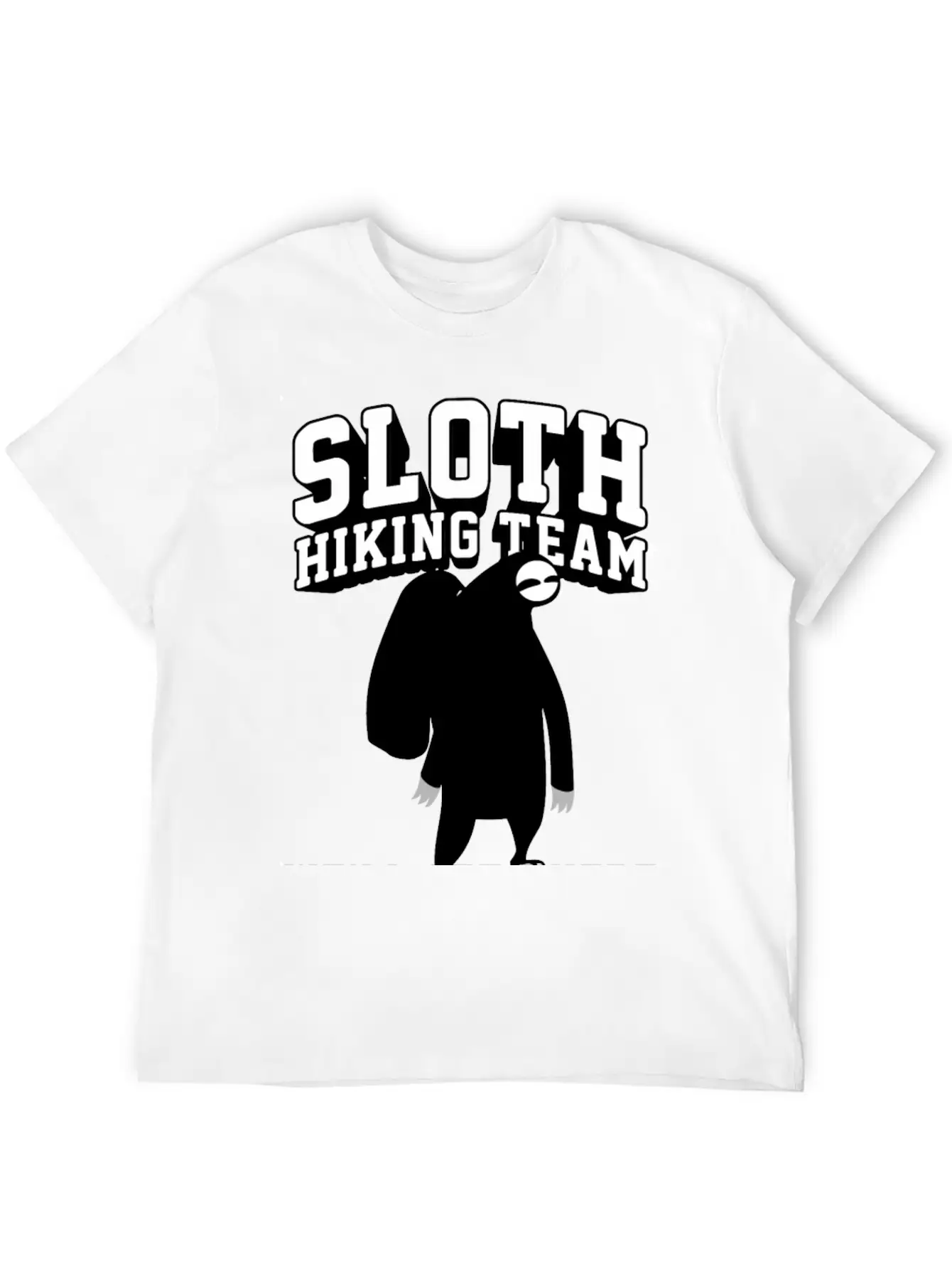 SLOTH HIKING TEAM Stylish Everyday T-Shirt – Unisex Basic Cotton Tee