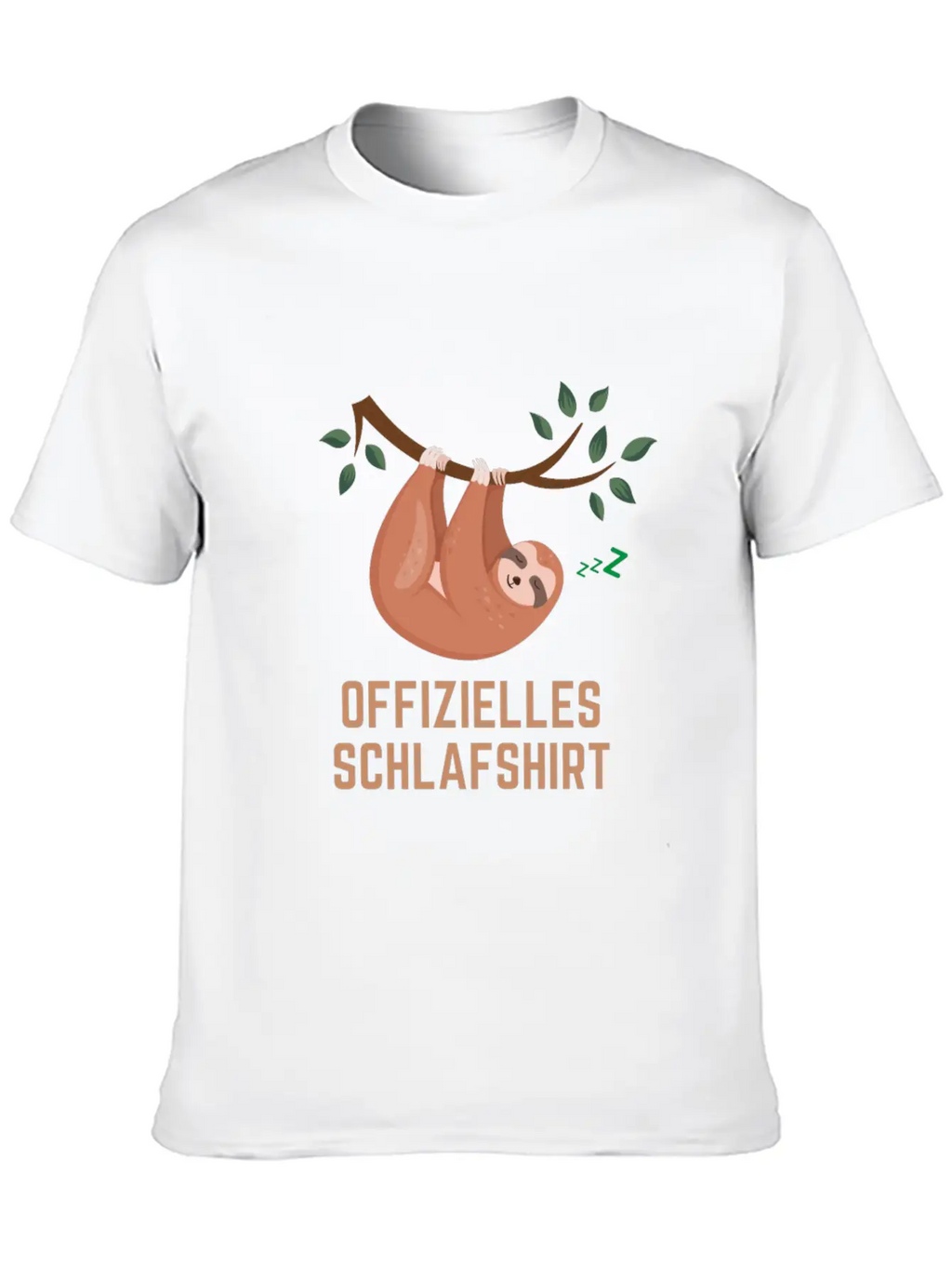 Sloth Sleeping Official Sleep Shirt Timeless Short Sleeve Tee – Comfy And Minimalist Design