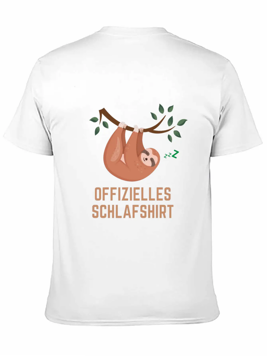 Sloth Sleeping Official Sleep Shirt Timeless Short Sleeve Tee – Comfy And Minimalist Design