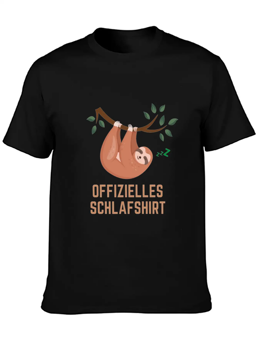 Sloth Sleeping Official Sleep Shirt Timeless Short Sleeve Tee – Comfy And Minimalist Design