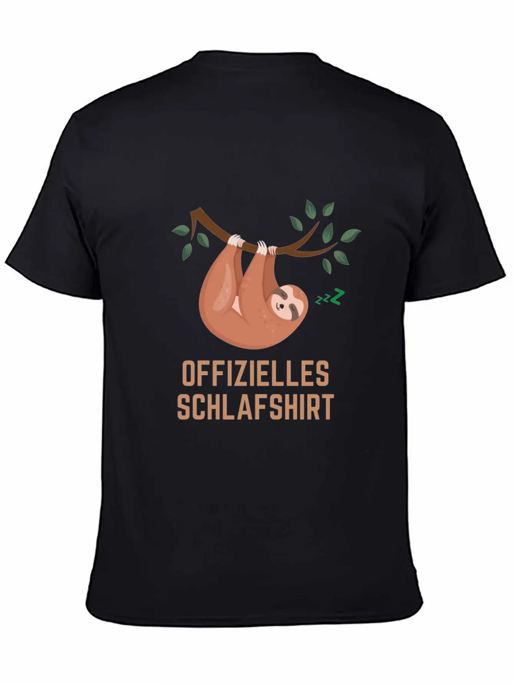 Sloth Sleeping Official Sleep Shirt Timeless Short Sleeve Tee – Comfy And Minimalist Design