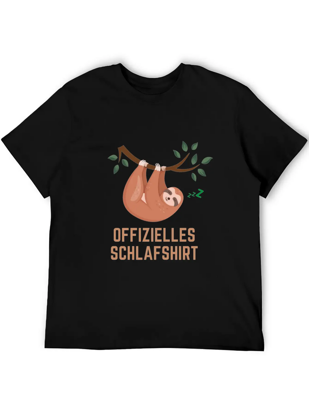 Sloth Sleeping Official Sleep Shirt Timeless Short Sleeve Tee – Comfy And Minimalist Design