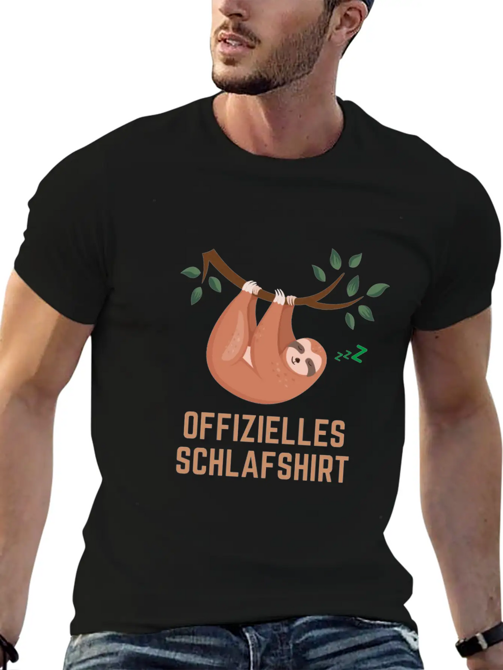 Sloth Sleeping Official Sleep Shirt Timeless Short Sleeve Tee – Comfy And Minimalist Design
