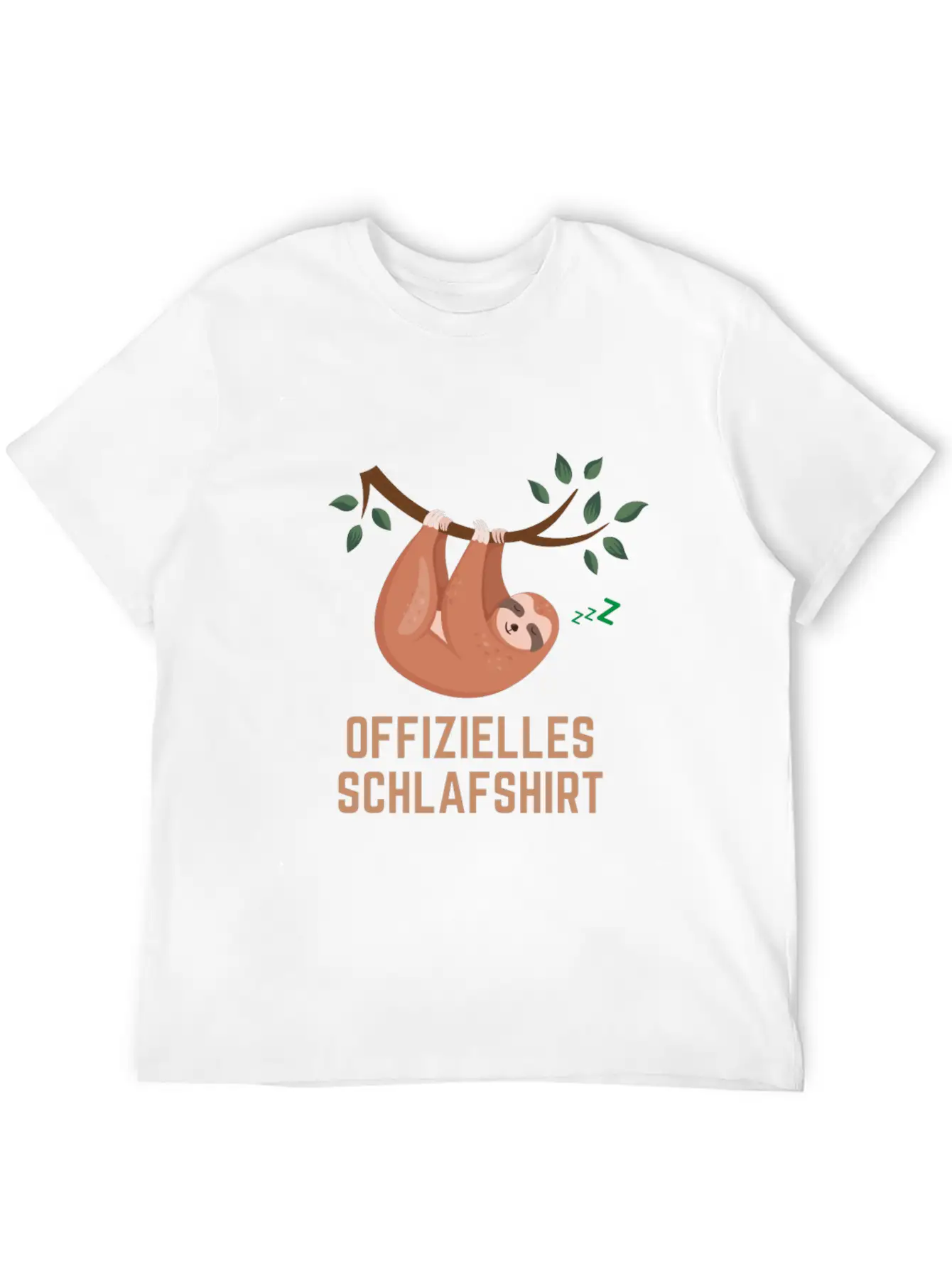 Sloth Sleeping Official Sleep Shirt Timeless Short Sleeve Tee – Comfy And Minimalist Design