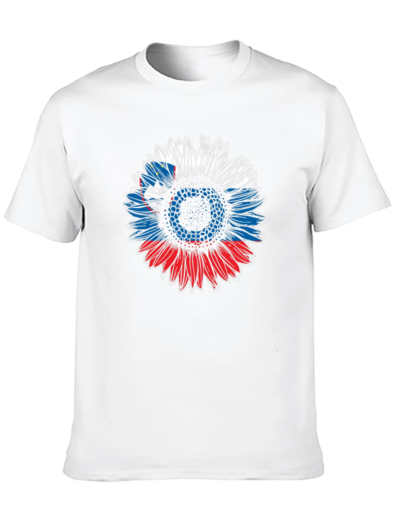 Slovenia Flag Sunflower Classic Cotton Tee – Unisex Comfort For Any Season